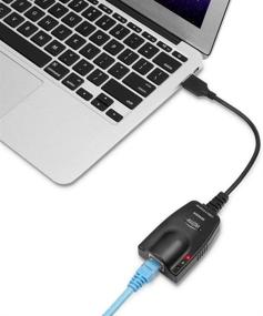 img 1 attached to WEme USB 2.0 удлинитель: RJ45 через кабель Cat5e/Cat6, 100 м Ethernet-удлинение типа A мужской к A женскому с источником питания