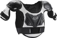 🏍️ fox racing unisex-child youth titan motocross roost deflector review: black/silver m/l size - must-have protective gear for young riders logo