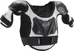 img 2 attached to 🏍️ Fox Racing Unisex-Child Youth Titan Motocross Roost Deflector Review: Black/Silver M/L Size - Must-Have Protective Gear for Young Riders