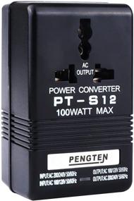 img 4 attached to Voltage Converter Conversion Transformer Black 100W