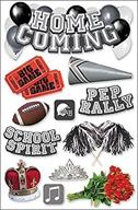 🎉 stdm-0056e homecoming 3d cardstock stickers by paper house productions - pack of 3 logo