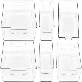 img 3 attached to 🧊 6-Pack Freezer Storage Organizer by Simple Houseware – Efficient Solution for Optimized Freezer Organization