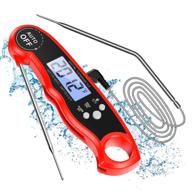 🌡️ jxtz meat thermometer: dual probe cooking thermometer with alarm, waterproof digital thermometer for baking, grill and oven логотип