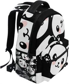 img 3 attached to ATTX Panda Backpack: Fun and Functional School Backpacks for Kids