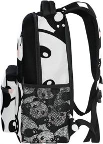 img 1 attached to ATTX Panda Backpack: Fun and Functional School Backpacks for Kids