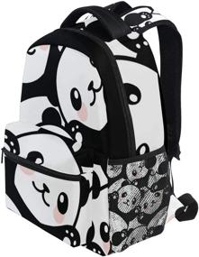 img 2 attached to ATTX Panda Backpack: Fun and Functional School Backpacks for Kids