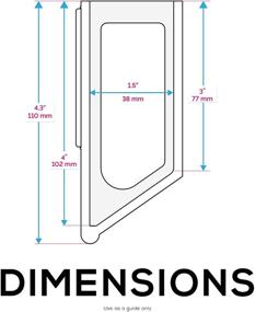 img 1 attached to 🔧 Screwless 1.5" Wide Cable Box Mount, Modem, Router, Mesh, Streaming Media Devices & More Wall Mount, Easily Mount Any Device up to 1.5" Wide & 4lb in Weight, Enhanced VHB Adhesive, Requires No Tools - Brainwavz