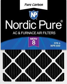 img 4 attached to Nordic Pure 12X25X1PCP 12 гофрированных фильтров