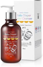 img 4 attached to 🍼 Koriinj Baby Bottom Wash: Soothing Diaper Rash Relief & Gentle Intimate Care for Sensitive Skin, with Ginger Care - 10.14oz Inner Cleanser