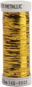 img 1 attached to 🧵 Sulky Of America 215d 40wt Sliver Metallic Nylon/Polyester Thread: 250 yd in Brilliant Brass Gold