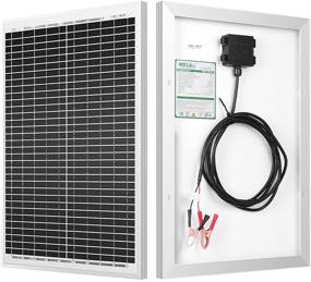 img 4 attached to 🌞 Efficient 20W 12V HQST Solar Panel to Charge Batteries for RV, Boat, Marine, Cabin, Tent and More!