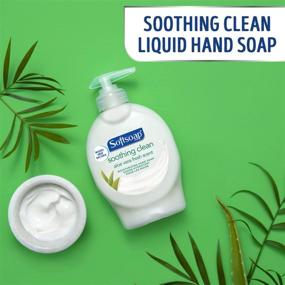 img 1 attached to 🧴 Softsoap Soothing Clean Aloe Vera Moisturizing Liquid Hand Soap - 7.5 Fl oz (Pack of 6)