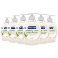 🧴 softsoap soothing clean aloe vera moisturizing liquid hand soap - 7.5 fl oz (pack of 6) logo