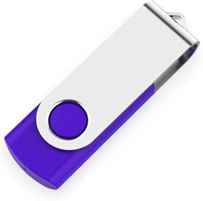 img 3 attached to 📀 Высококачественные USB-флеш-накопители KOOTION 5 Pack 4GB с памятью 4GB - 5 вариантов цвета (черный, синий, зеленый, пурпурный, красный)