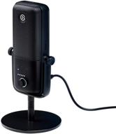 🎙️ elgato wave 3 – usb condenser microphone and digital mixer for streaming, recording, podcasting - clipguard, capacitive mute, plug & play - pc/mac compatible logo
