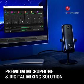 img 3 attached to 🎙️ Elgato Wave 3 – USB Condenser Microphone and Digital Mixer for Streaming, Recording, Podcasting - Clipguard, Capacitive Mute, Plug & Play - PC/Mac Compatible