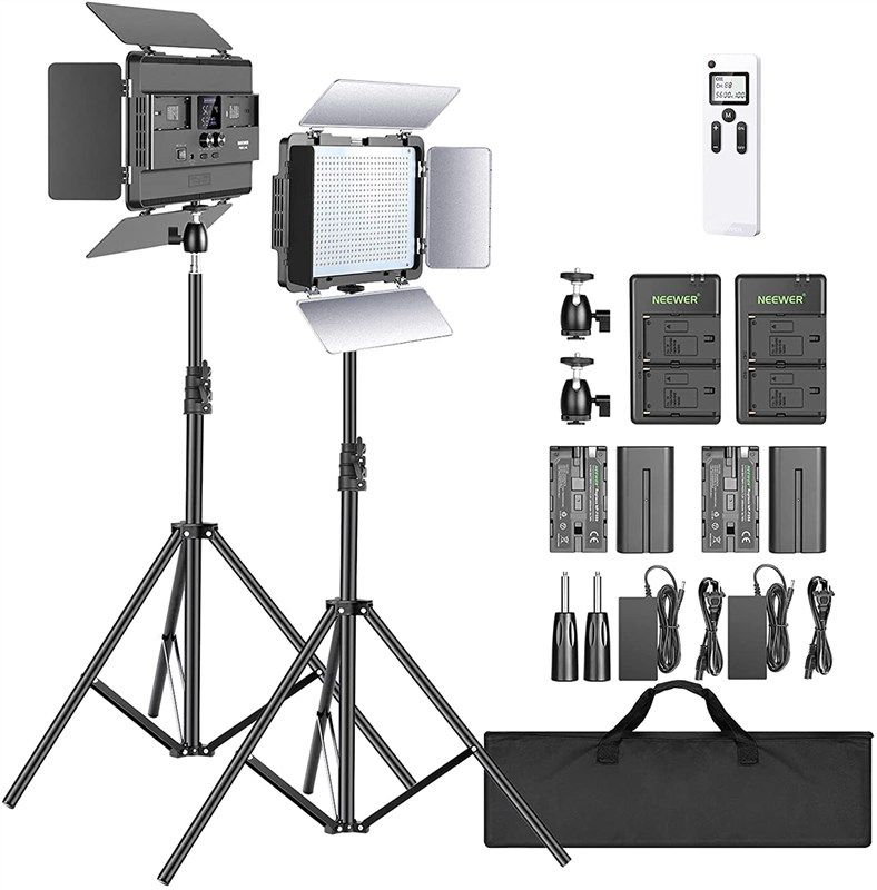 neewer bi color barndoor lighting photography logo