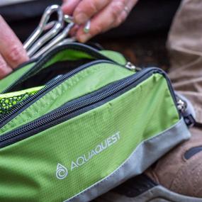 img 1 attached to 🎒 Рюкзак "Aqua Quest Chameleon" - Водонепроницаемая сумка с 3 отделениями для путешествий, школы и активного отдыха на природе