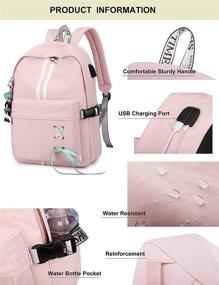 img 1 attached to ALLYOUGER Backpack Schoolbag Resistant Nonfading Backpacks for Laptop Backpacks