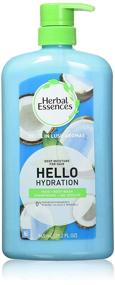 img 4 attached to Hydrating Herbal Essences Shampoo - Hello 💧 Hydration Formula, 29.2 FL OZ (Packaging May Vary)