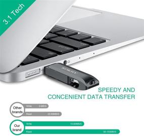 img 3 attached to 🔌 High Speed 2-in-1 Flash Drive USB Type C 3.2 for Android, MacBook, Chromebook - 32GB