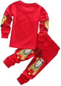 img 3 attached to 👕 Kids & Toddler Pajamas Boys 2 Piece Long Pjs Set: 100% Cotton Sleepwear (2-7 Years) - Comfortable and Stylish Nightwear for Boys