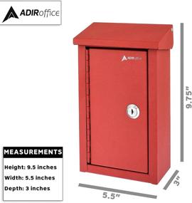 img 1 attached to 🔒 “Maximize Security with the AdirOffice Outdoor Large Key Drop”