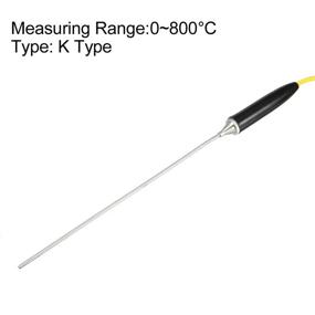 img 1 attached to Uxcell Temperature 3Mmx200Mm Thermocouple 32 1472°F