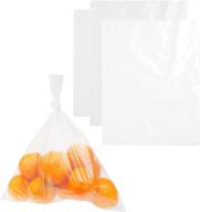 🛍 transparent plastic bags unboxing logo
