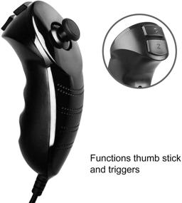 img 2 attached to Wii Motion Plus Inside: 2 Pack Wii Remote and Shock Nunchuk Controller - Compatible with Nintendo Wii and Wii U