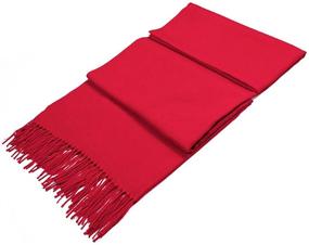 img 3 attached to Dahlia Womens Winter Synthetic Cashmere Women's Accessories in Scarves & Wraps