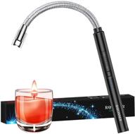 rayonner upgraded usb lighter with led battery display 🔥 & flexible neck – ideal for candle, cooking, bbqs & fireworks logo