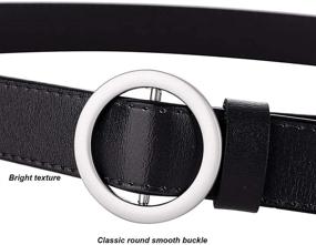 img 2 attached to OZZEG Leather Fashion Genuine Buckle Women's Accessories