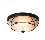 loclgpm farmhouse black ceiling light - modern glass fixture for any space logo