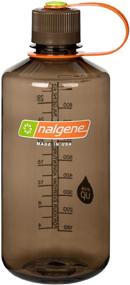 img 4 attached to Nalgene Tritan Narrow Mouth BPA-Free Water Bottle, Woodsman, 32 oz for Outdoor Enthusiasts (342021)