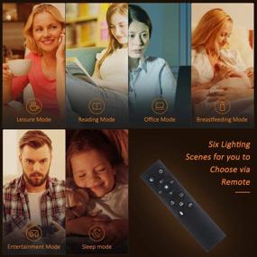 img 1 attached to 🌟 Tomshine Touch LED Floor Lamp 1500LM: Stepless Dimming, Remote Control, 4 Colors & Gooseneck - Ideal for Living Room, Bedroom, Office, Reading