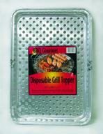 durable packaging h72020 foil bbq grill topper pan - pack of 24, ideal for gourmet grilling logo