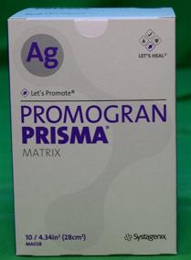 img 3 attached to 💊 Systagenix Promogran Prisma Ag #MA028 - Matrix Dressing with Silver: Box 10 Wound Care Dressings for Effective Healing