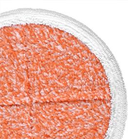 img 2 attached to 🧽 KEEPOW 4 Pack Replacement Scrub Mop Pads for Bissell Spinwave 2039A 2124 Powered Hard Floor Mop