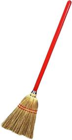 img 1 attached to 🧹 Rocky Mountain Goods Small Broom for Kids and Toddlers - Ideal Kids Toy Broom with Solid Wood Handle and Natural Bristles - Heavy Duty Durability - 34" Kids Size