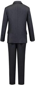 img 1 attached to Stylish Black Toddler Bearer 👔 Suits - Boys' Outfit for Fashionable Clothing