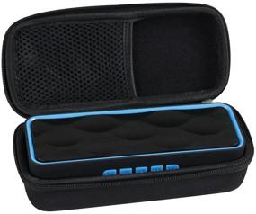 img 4 attached to Hermitshell Hard EVA Travel Case for ZoeeTree 🔊 S1 Wireless Bluetooth Speaker - Outdoor Portable Stereo Speaker, Black