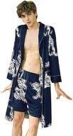 cososa kimono bathrobe printed sleepwear men's clothing and sleep & lounge logo