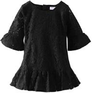 👗 mud kingdom little girls dress: sleeveless, cute lace design logo