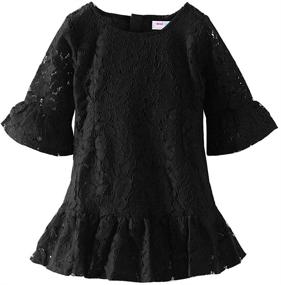 img 4 attached to 👗 Mud Kingdom Little Girls Dress: Sleeveless, Cute Lace Design