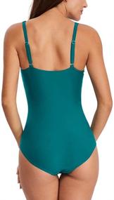 img 1 attached to CLUCI Swimsuits Swimming Slimming Swimwear Women's Clothing