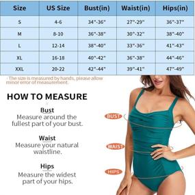 img 2 attached to CLUCI Swimsuits Swimming Slimming Swimwear Women's Clothing