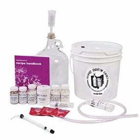 img 1 attached to 🍷 Upgrade Your Winemaking Experience with Home Brew Ohio - COMINHKPR147912 Ohio Upgraded 1 gal Wine from Fruit Kit: Includes Mini Auto-Siphon