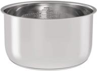 sicheer stainless steel inner pot replacement insert liner for ninja foodi 6.5 quart: durability meets compatibility logo