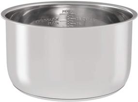 img 4 attached to Sicheer Stainless Steel Inner Pot Replacement Insert Liner for Ninja Foodi 6.5 Quart: Durability meets Compatibility